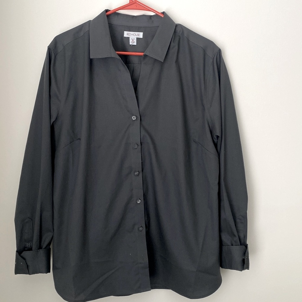 Dark Grey Button Up